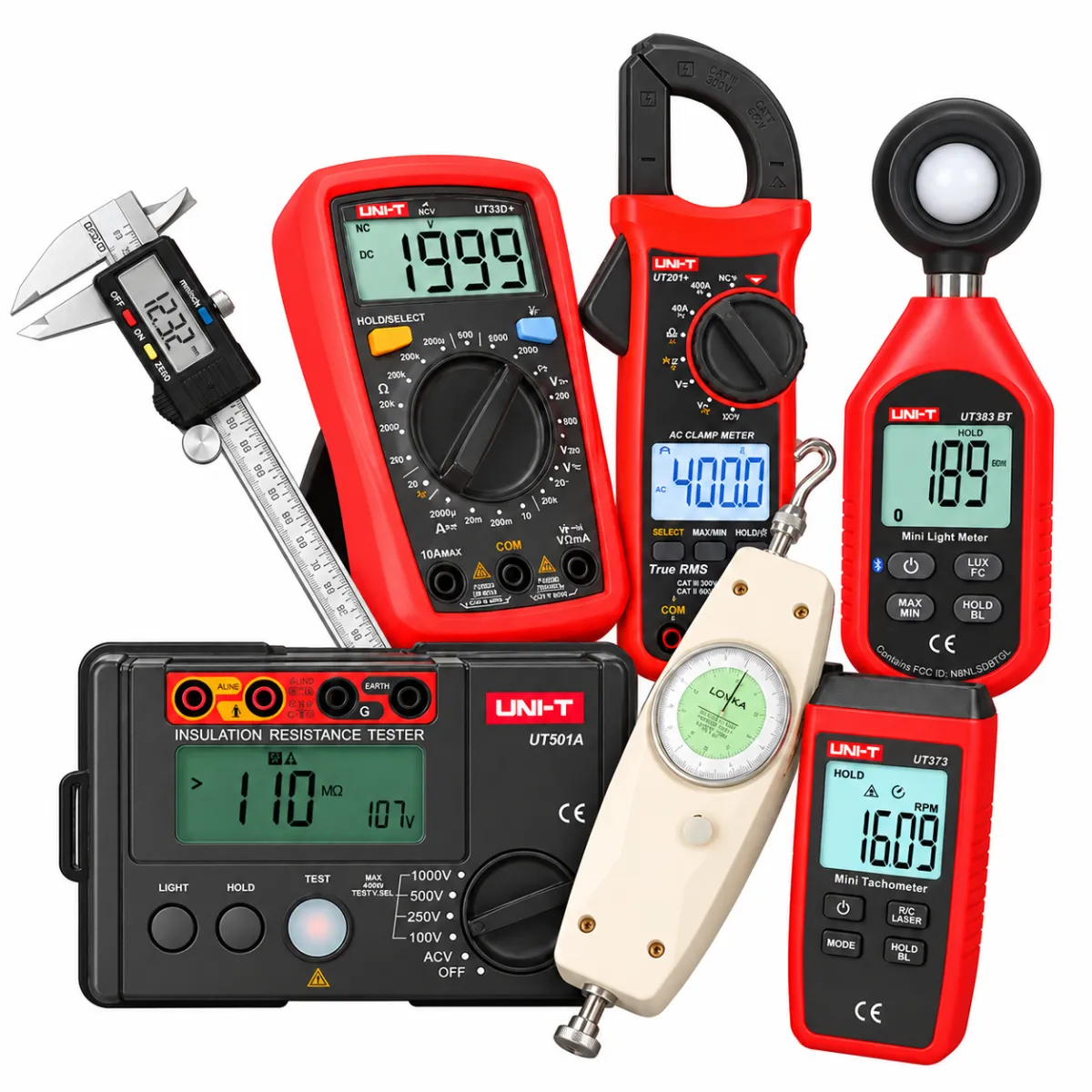 Asansör HYB Ölçü Aleti Seti (TS 12255) – 7 Cihaz