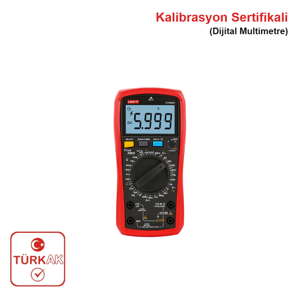 UNI-T UT890D+ True RMS Dijital Multimetre
