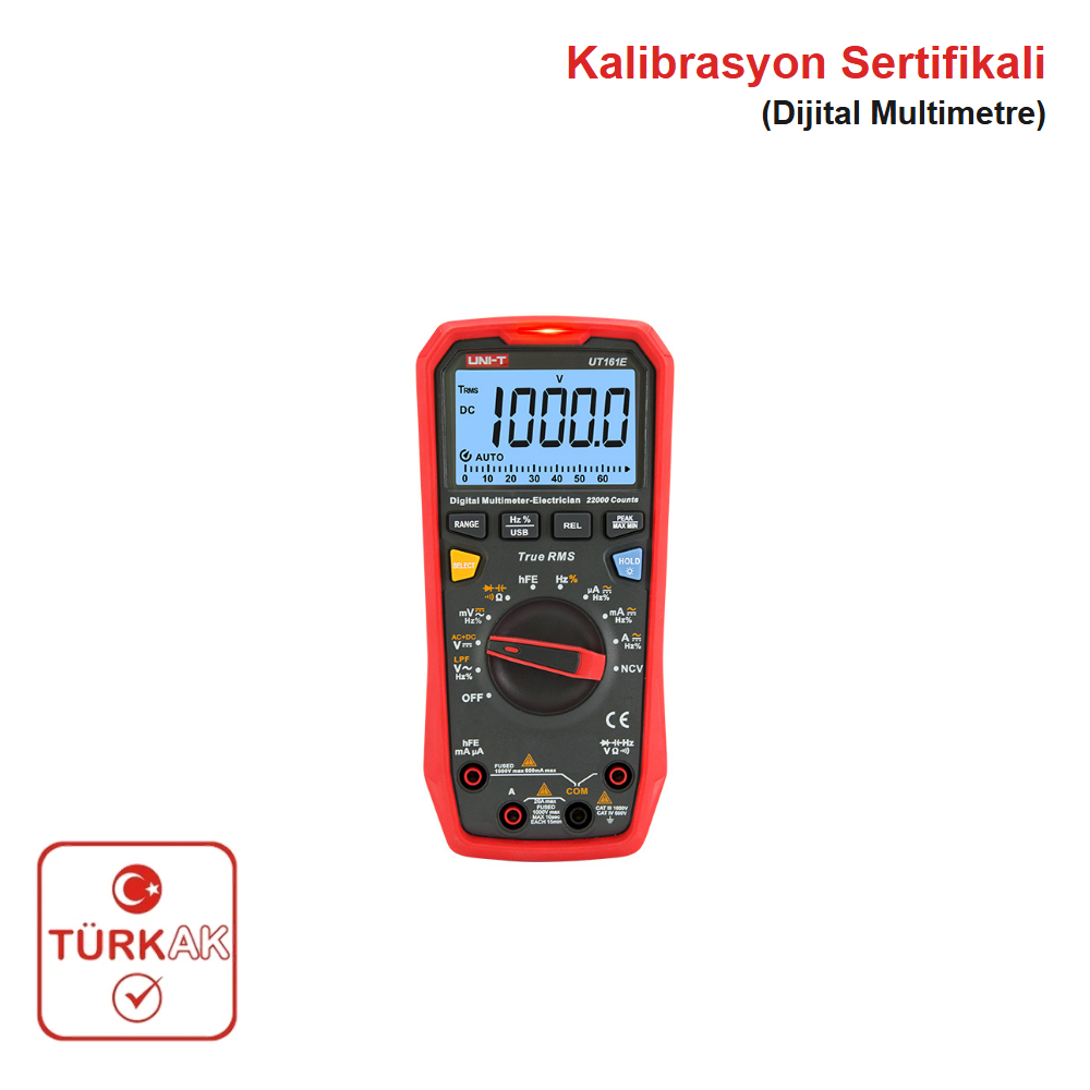 UNI-T UT161E 1000V True Rms Dijital Multimetre