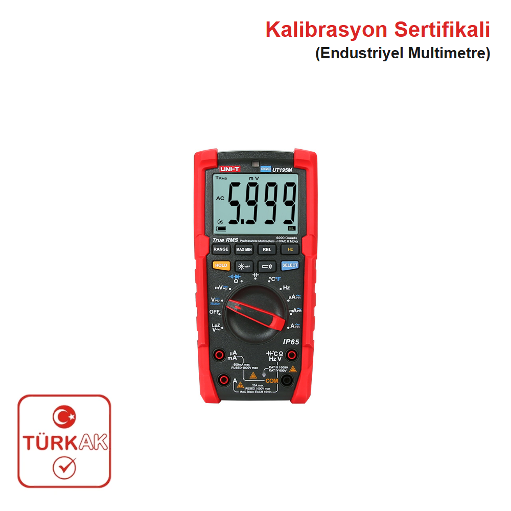 UNI-T UT195M Endüstriyel True RMS Multimetre