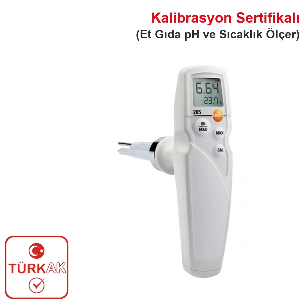 Testo 205 Et Gıda Ph ve Sıcaklık Ölçer