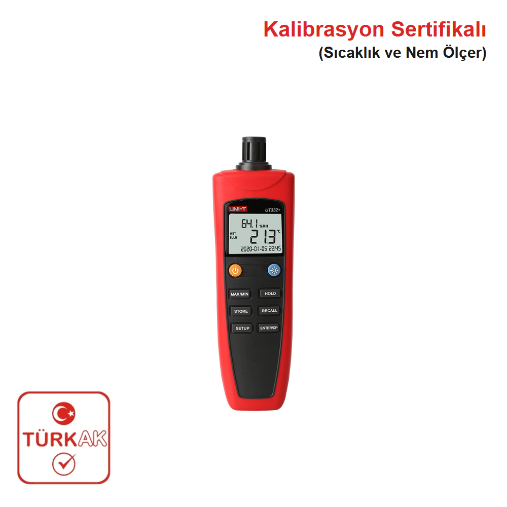 UNI-T UT332+ Sıcaklık ve Nem Ölçer