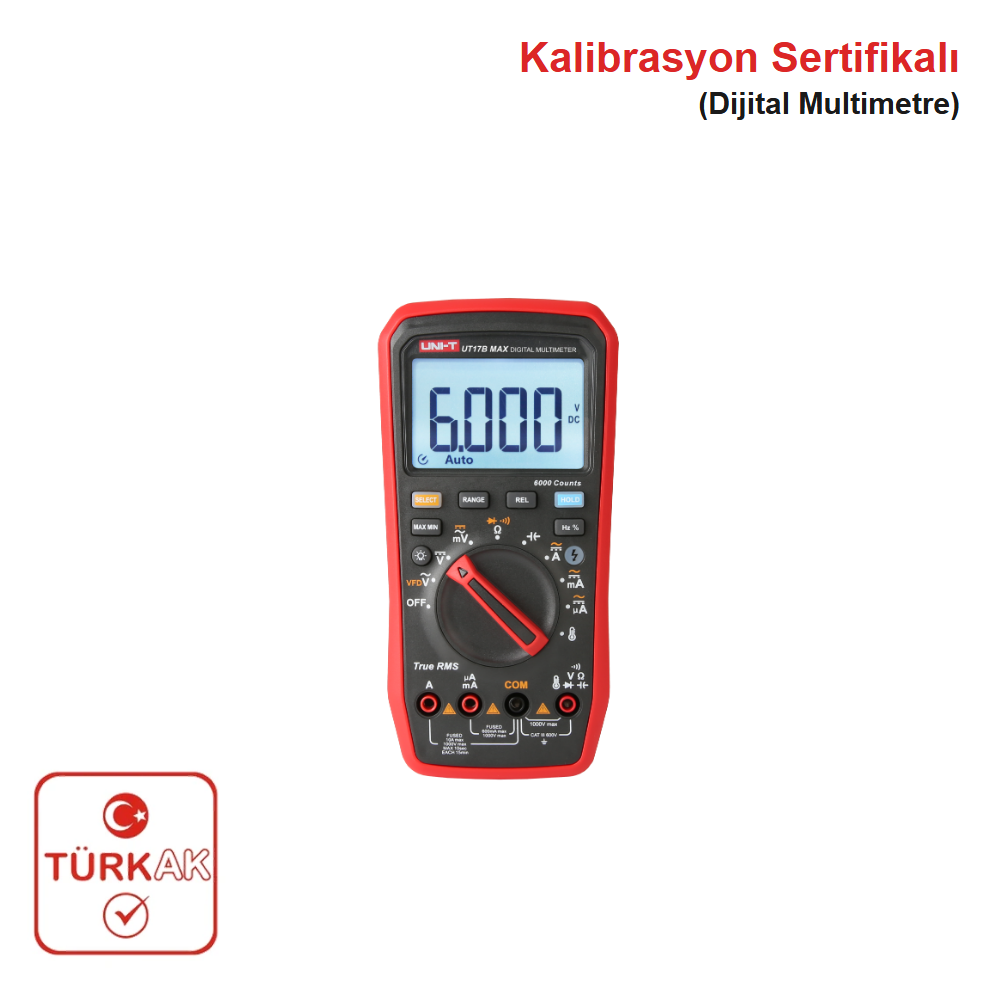 UNI-T UT17B MAX Profesyonel Dijital Multimetre Ölçü Aleti